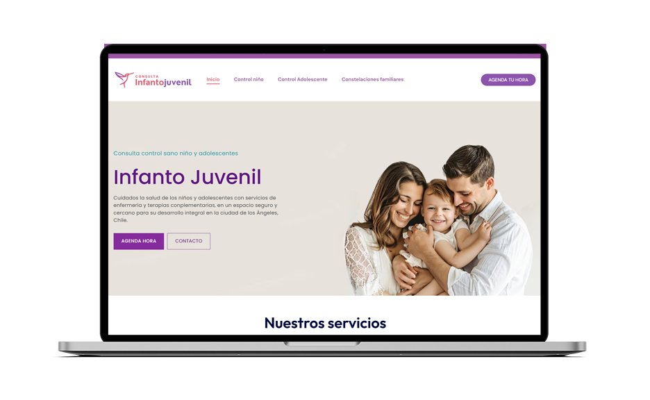 Infanto Juvenil: imagen del sitio web publicada por Creata